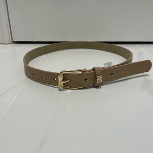 Tan Leather Belt for Women